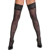Cottelli Legwear Stay Up Sukat Roses