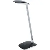 Eglo 95696 Cajero LED Lampe de table avec Touch et USB 550lm noir