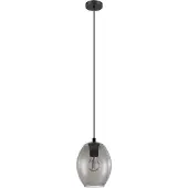 Eglo 98582 CADAQUES E27 Lampe à suspendre Ø180mm noir-transparent