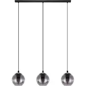 Eglo Lampe de table Ariscani 3 flammes verre fumé