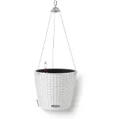 Lechuza Jardinière suspendue NIDO Cottage 28 ALL-IN-ONE Blanc
