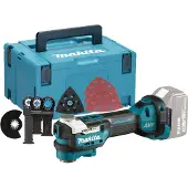 Makita DTM 52 ZJX4 Outil multifonctions sans fil 18 V Starlock Max Brushless + 35 pces accessoires + Makpac - sans batterie, sans chargeur