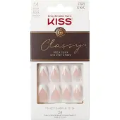 KiSS Faux ongles de classe, robe en soie, cercueil moyen, baiser