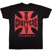 West Coast Choppers Og Classic Short Sleeve T-shirt Rouge,Noir L Homme