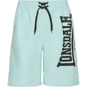 Lonsdale Shorts de bain bleu clair / noir