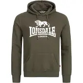 Lonsdale Sweat-shirt 'Fremington' vert / blanc