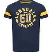 Lonsdale T-Shirt bleu marine / jaune