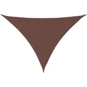 vidaXL Voile de parasol tissu oxford triangulaire 5x5x6 m marron