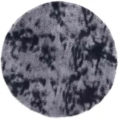 vidaXL Tapis shaggy à poils longs NAVARRA gris foncé 120x120 cm
