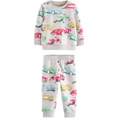 Next Pyjama bleu / jaune / gris / vert