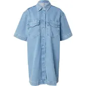 ONLY Robe-chemise bleu denim