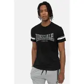 Lonsdale T-Shirt 'Creich' gris / noir / blanc