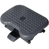 Aosom HOMdotCOM Repose-pieds réglable en hauteur noir