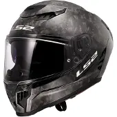 LS2 FF807 Dragon Carbon Forged, casque intégral ,Noir ,XL