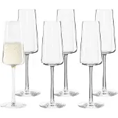 Stölzle Set Power Coupe à Champagne, Verres à vin, Transparent