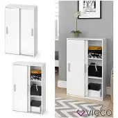 Vicco Armoire Falk Blanc 68x108.5cm, Model 30290