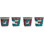 Bialetti Set Winter Wonderland Espressotassen, Tasse, Turquoise, Bleu