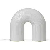 Ferm Living Lampe de Table , Vuelta, dimmable, Blanc, Salon / séjour, Verre, Design