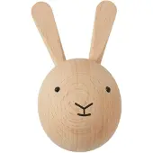 OYOY Patère - 8x4x4 cm - Mini - Rabbit - Naturel - - UneTaille - Patère