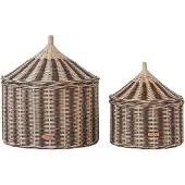 OYOY Mini Panier De Cirque-ensemble De 2-noix De Muscade | M107222\305\One Size
