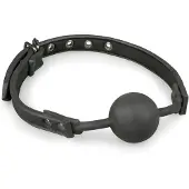 EasyToys - bâillon boule en silicone (noir)