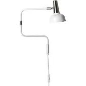 Co Bankeryd Ray Applique murale White & nickel(White textile)