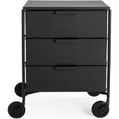 Kartell Mobil Mat Conteneur 3 containers | Mat Black