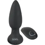 Black Velvets - vibromasseur anal perlé rotatif - silicone noir