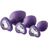 Dream Toys Kit d’entraînement anal Flirts - set de plugs anaux (3 pcs) (violet)