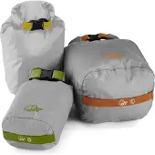 Lowe Alpine Drysack Sac à Dos Imperméable (Pack de 3) - Zinc