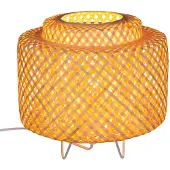 Atmosphera Lampe ? Poser En Bambou Naturel D 25 Cm