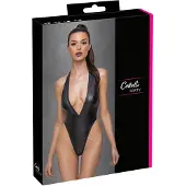 Cottelli Party - body brillant à tour de cou - noir - L