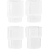 Ferm Living Ripple Verres Set de 4 Frosted