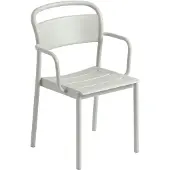 Muuto Linear Steel Armchair Fauteuil Grey