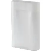 Muuto Ridge Vase White Frosted Glass | H: 48.5 cm
