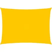 vidaXL Voile de parasol tissu oxford rectangulaire 3x5 m jaune