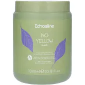 Echos Line Masque capillaire No Yellow pour cheveux blonds, 1 000 ml