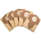 Scheppach Sac à poussière (lot de 5) pour ASP 20-ES, ASP 30-ES