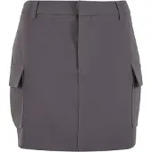 Urban Classics Patched Pocket Short Skirt Gris S Femme