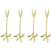 House Doctor Kitchen utensils, HDServe, Fork, Antique gold