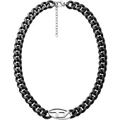 Diesel Chaîne noir / argent