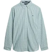 Superdry Chemise turquoise / blanc