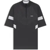 BOSS Pull en coton à la structure jacquard