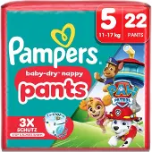 Pampers Baby-Dry Pants Pat' Patrouille, Taille 5, 22 couches