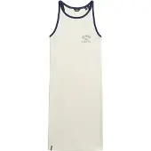 Superdry Femme Robe Débardeur Côtelée Athletic Essentials White Taille: 36