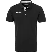 Kempa Prime Short Sleeve Polo Noir S Homme