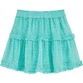 We fashion Jupe menthe / blanc cassé