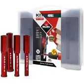 Rubi 4DRILL MINI DRYGRES KIT HEX - Set forets trépans - six pans (4pcs)