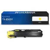 PrintAbout Toner compatible pour Kyocera TK-8505Y - Jaune