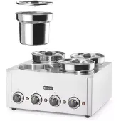 Hendi Thermosystème quadruple , 16 L, 220-240 V/800 W, 506 x 509 x (H) 298 mm